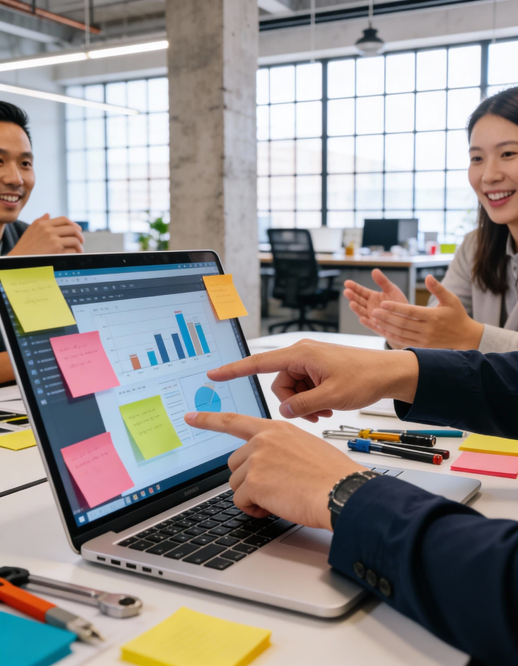 JXING Tech team collaborating on digital marketing project