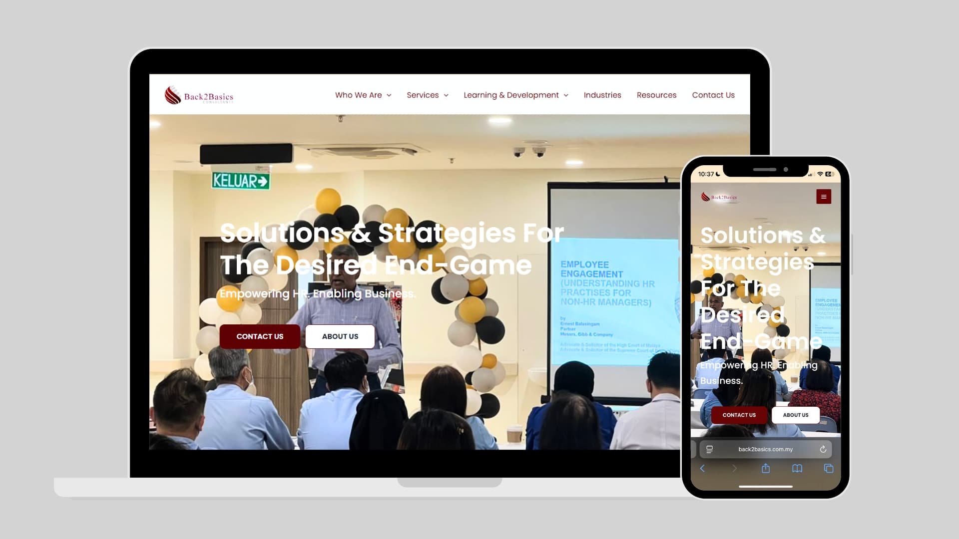 Website after JXING Tech digital transformation