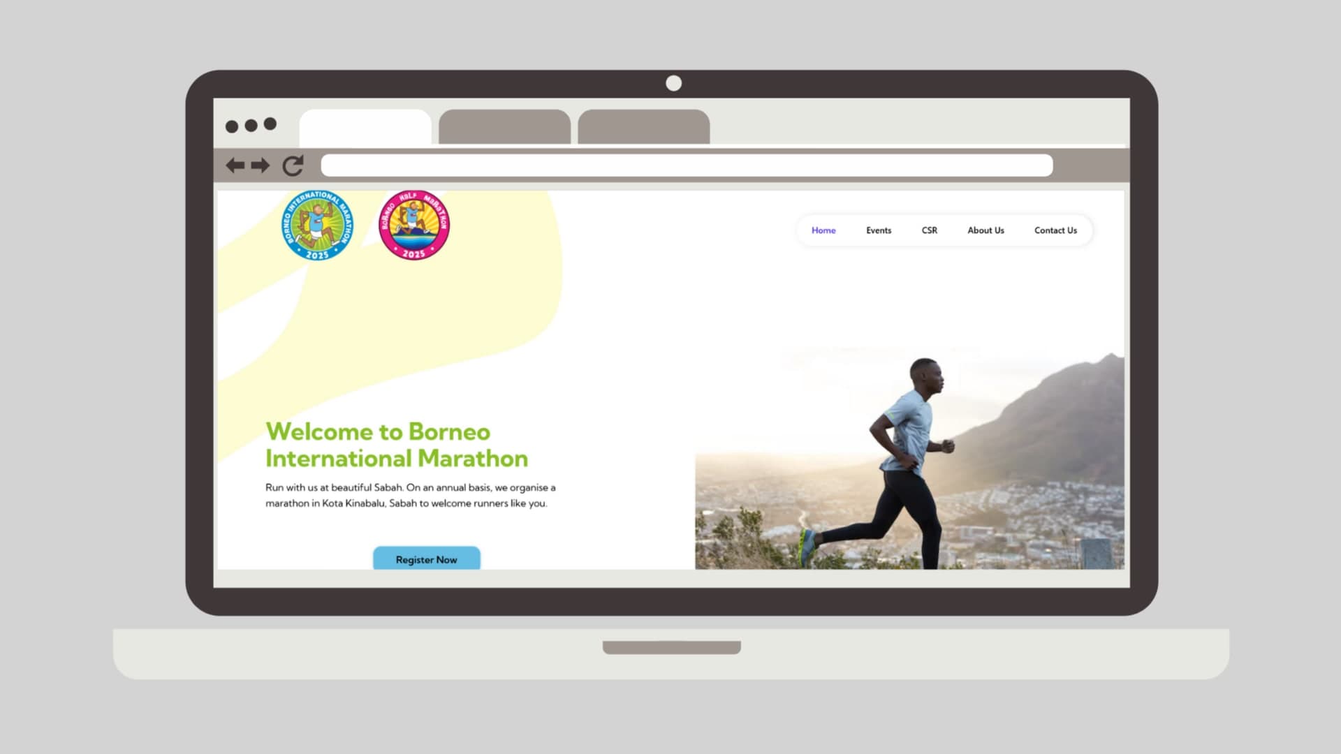 Website before JXING Tech intervention