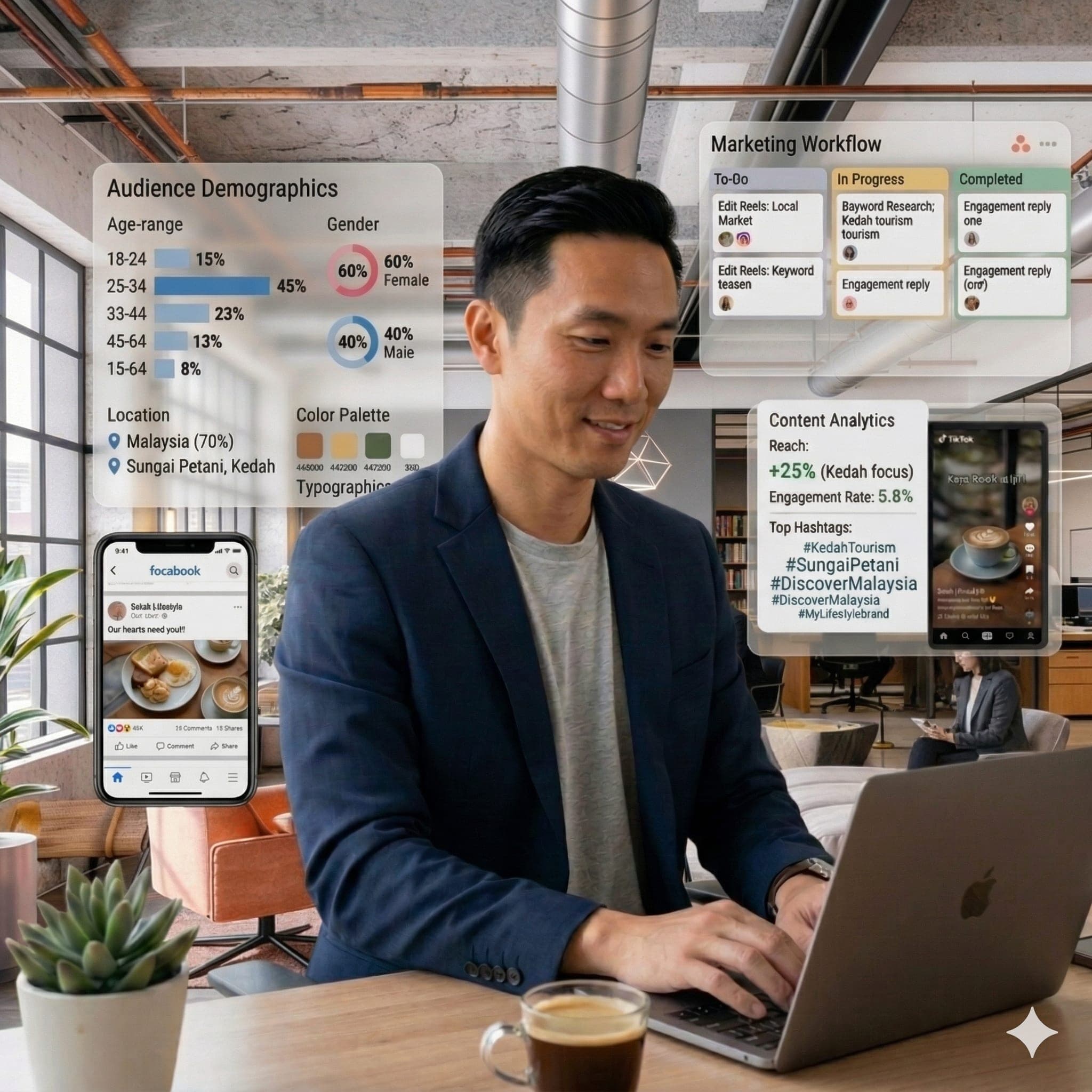 Social Media Management - Build a loyal community and maintain an active, pr...